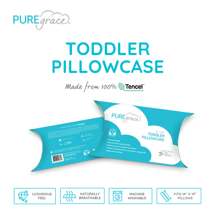 PUREgrace 100% TENCEL Toddler Pillowcase