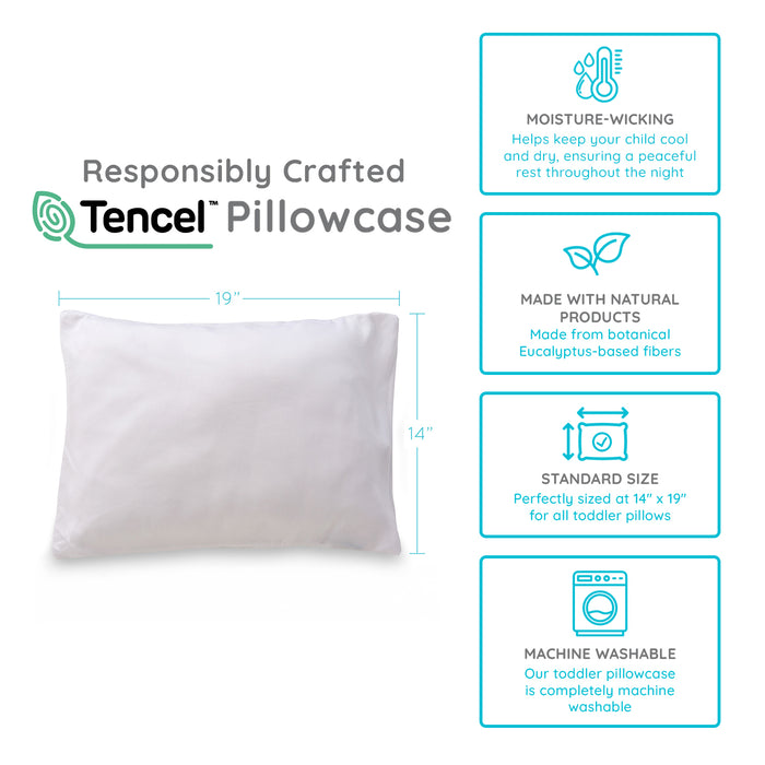 PUREgrace 100% TENCEL Toddler Pillowcase