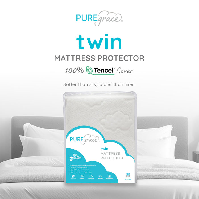 PUREgrace TENCEL Mattress Protector (Twin)