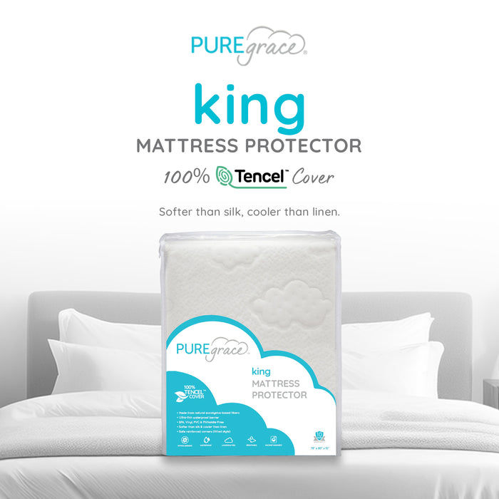 PUREgrace TENCEL Mattress Protector (King)