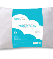 PUREgrace TENCEL™ GOTS Certified Toddler Pillow and TENCEL™ Pillowcase Set