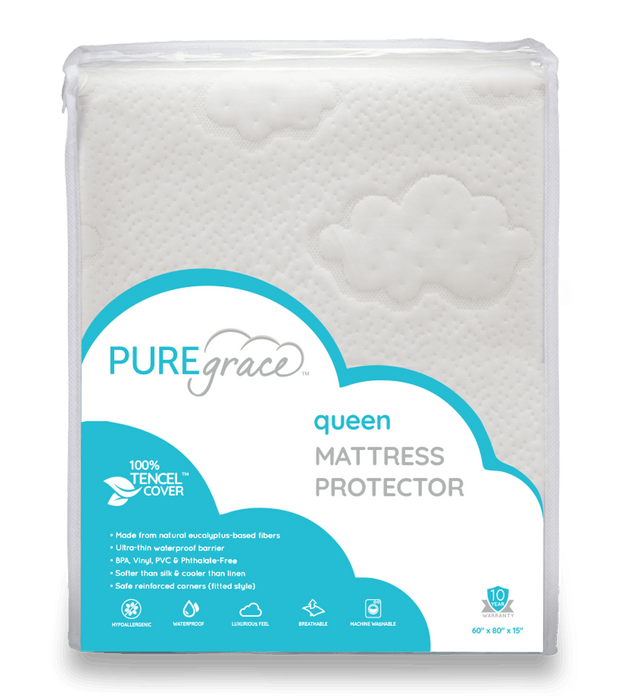 PUREgrace TENCEL Mattress Protector (Queen)