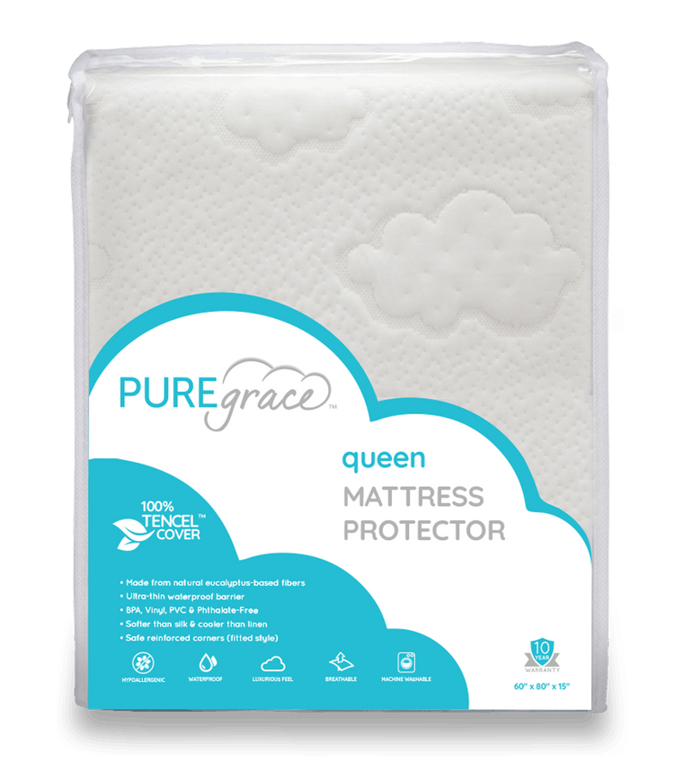 PUREgrace TENCEL Mattress Protector (Queen)