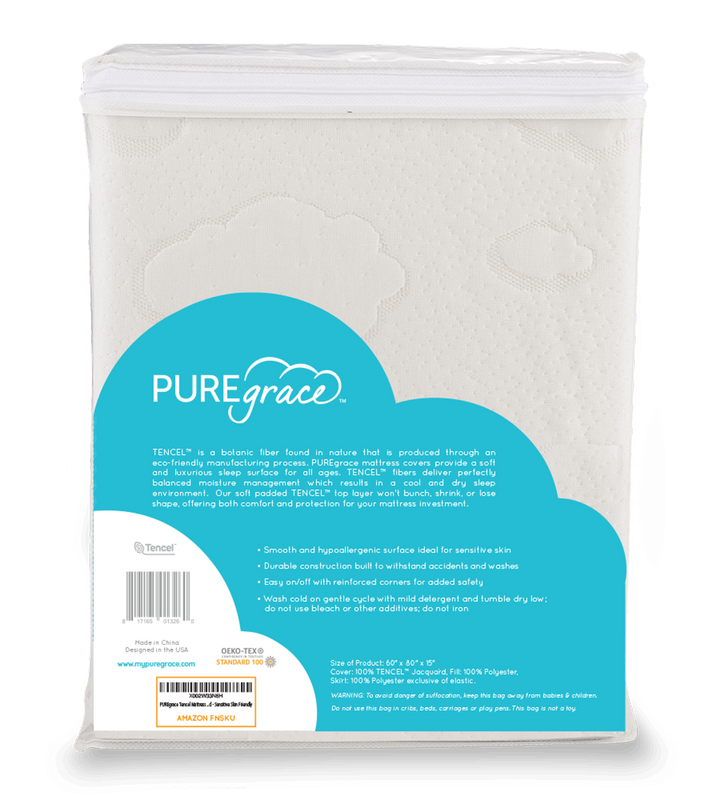 PUREgrace TENCEL Mattress Protector (Queen)