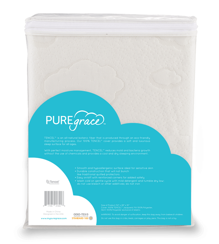 Tencel top crib mattress